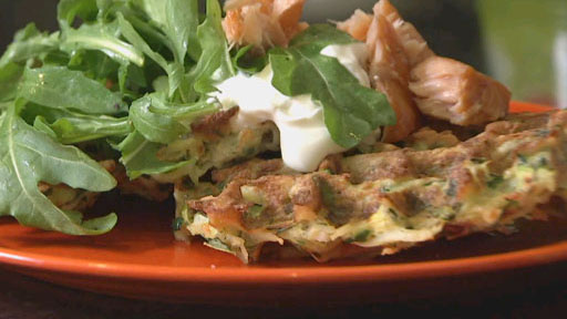Potato & Zucchini Waffles Screenshot from America's Heartland Season 10 Episode 04