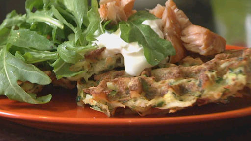 Potato & Zucchini Waffles