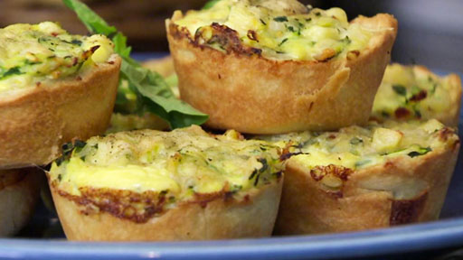 Mini Zucchini Pie Screenshot from America's Heartland Season 11 Episode 13