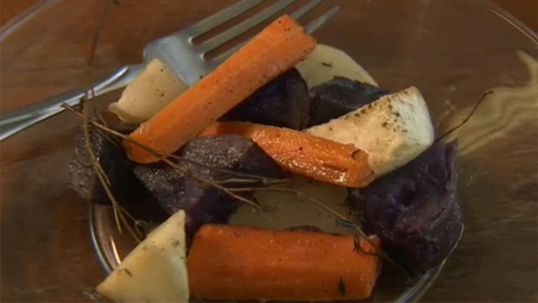 Roasted Root Veggies Screenshot from America's Heartland Season 6 Episode 07