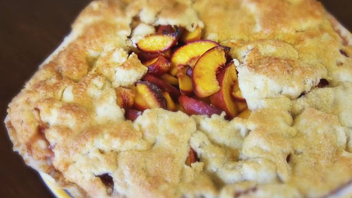 Rustic Peach Tart