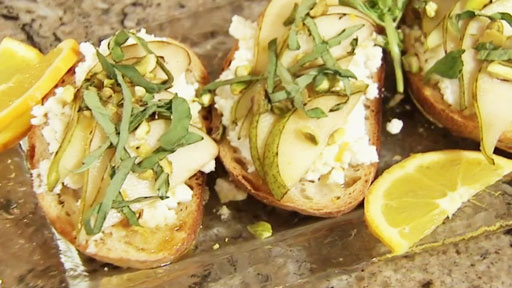 Pear Crostini